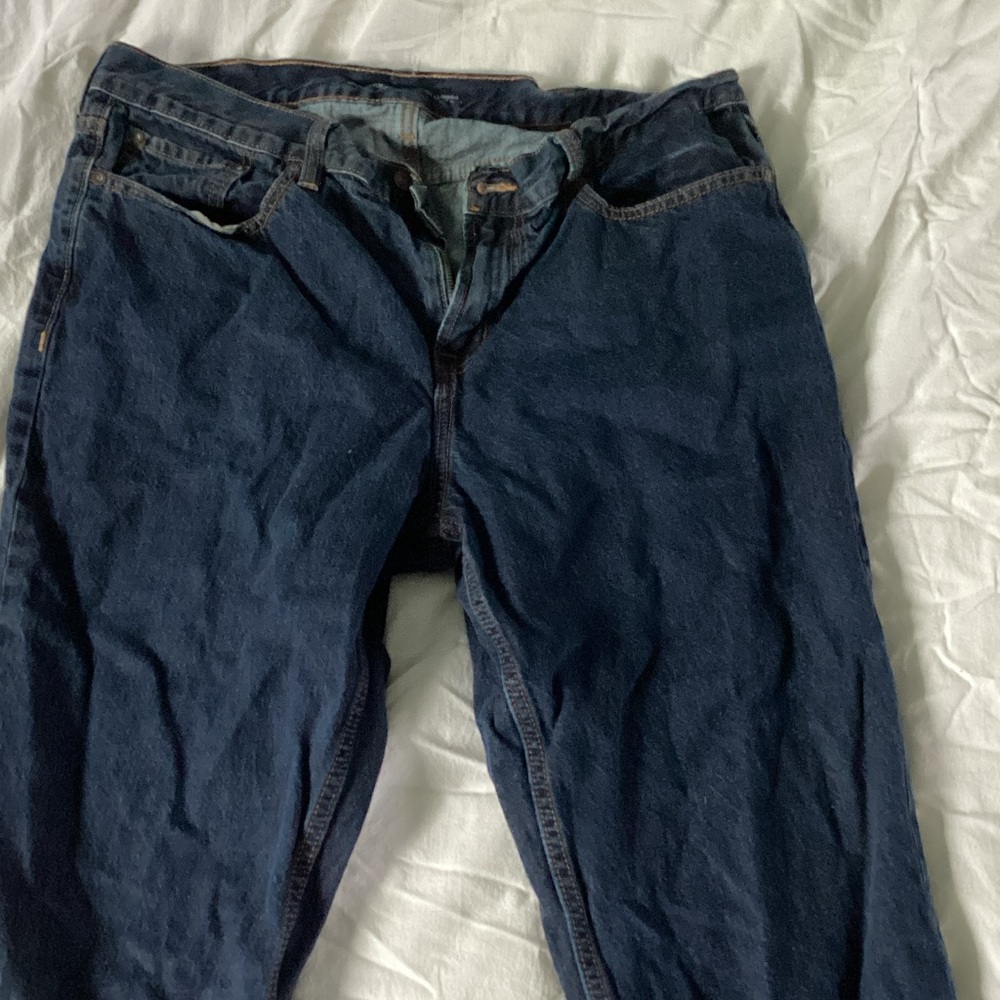 Old Navy Men's Deep Blue Loose Fit Jeans 38 x 30